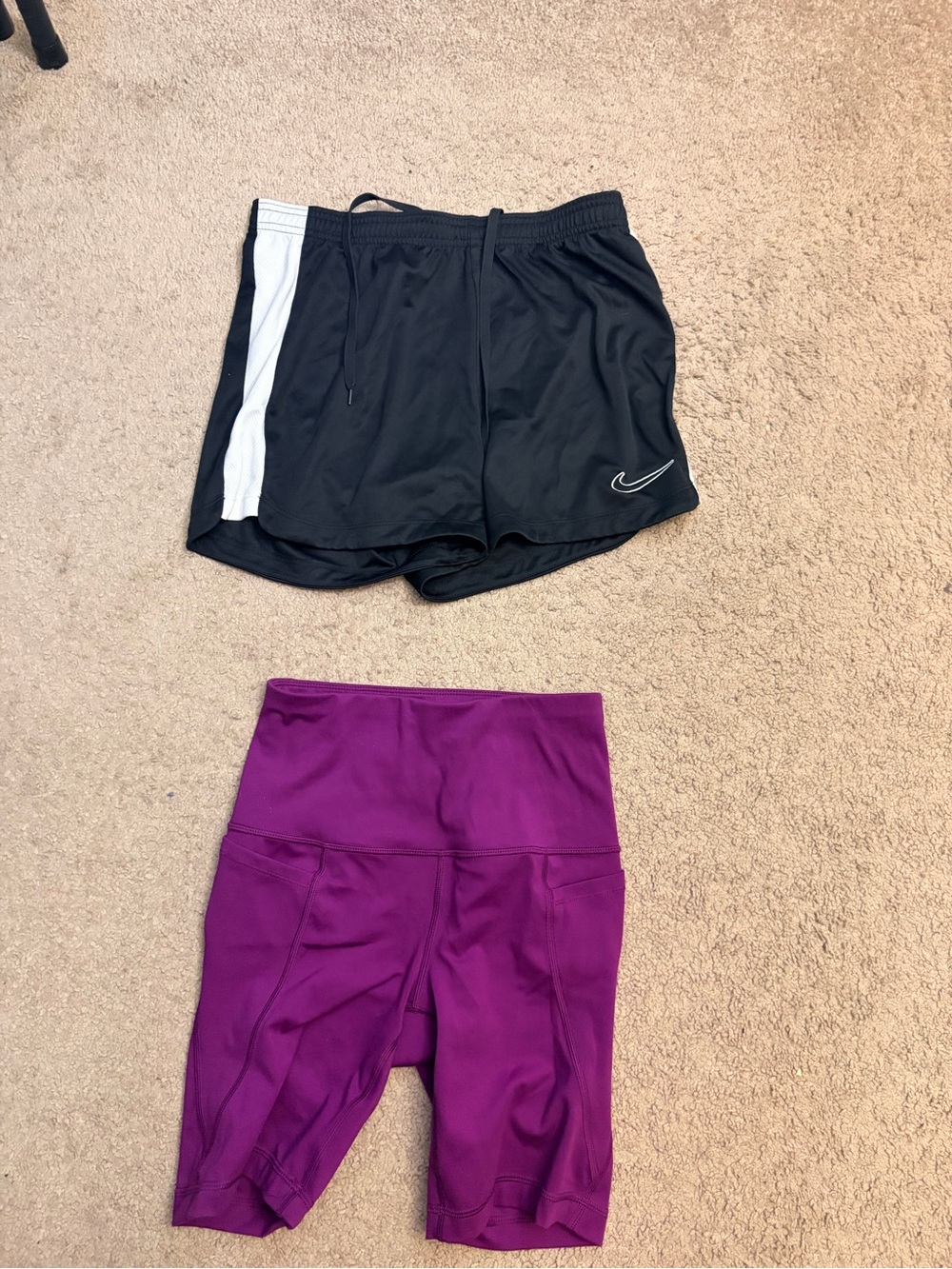 Athletic Works Purple Bike Shorts